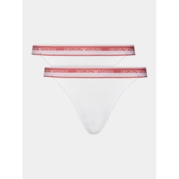 Emporio Armani Underwear 2 db tanga 164522 4R227 00010 Fehér