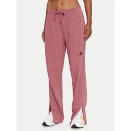 adidas Melegítő alsó ALL SZN French Terry 3-Stripes IY6856 Rózsaszín Loose Fit
