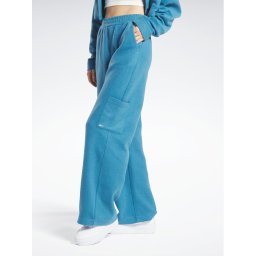 Reebok Melegítő alsó Reebok Classics Reverse Fleece Wide Leg Joggers HS0385 Kék