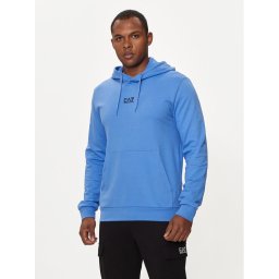 EA7 Emporio Armani Pulóver 8NPM32 PJVRZ 1526 Kék Regular Fit