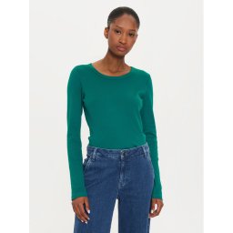 United Colors Of Benetton Blúz 3GA2E16F9 Zöld Regular Fit