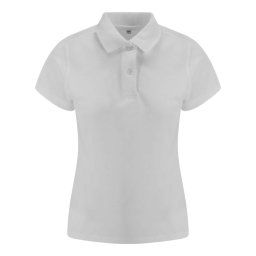 Rövid ujjú Női galléros sztrecs pólóJust Polos JP002F, White-XL