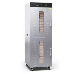 Klarstein Master Jerky 500 Vertical szárító, 3 000 W, két kamrával, hőmérséklet-tartomány 30 - 90 °C (DHY9-MasterJerky500V)
