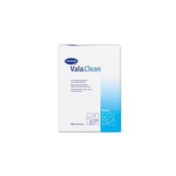 Száraz mosdató kesztyű beteggondozáshoz, Vala Clean Basic, 50db