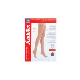 Scudotex S-593 kompressziós nyitott harisnyanadrág, AM 140den 19-22Hgmm, nature, 2