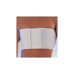 Scudotex S-122 borda és mellkasvédő öv bordás gumiból, fehér, 16cm, 3