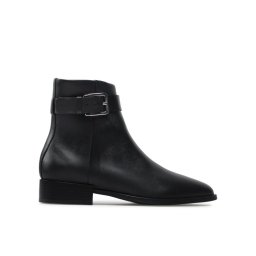 Calvin Klein Bokacsizma Almond Ankle Boot W Hw-Lth HW0HW01303 Fekete