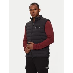 EA7 Emporio Armani Mellény 6DPQ02 PNHAZ 1200 Fekete Regular Fit