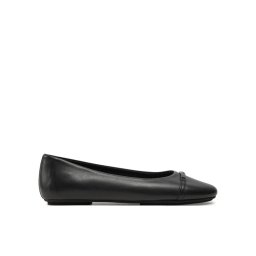 Calvin Klein Balerina Ballerina W/M Bar Lth HW0HW02145 Fekete