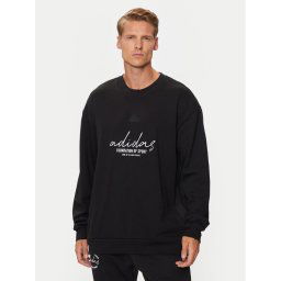 adidas Pulóver Brand Love IW3542 Fekete Loose Fit