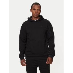 Reebok Pulóver Strength Hoodie 100070728 Fekete Regular Fit