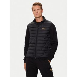 EA7 Emporio Armani Mellény 8NPQ06 PNGPZ 0208 Fekete Regular Fit