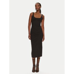 Patrizia Pepe Koktélruha 8A1371/J129-K103 Fekete Slim Fit