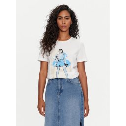 Vero Moda Póló Petra 10308694 Fehér Regular Fit