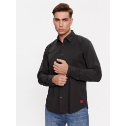 Hugo Ing Ermo 50500216 Fekete Slim Fit