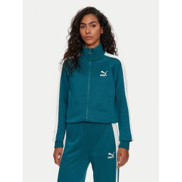 Puma Pulóver Iconic T7 627994 Zöld Regular Fit