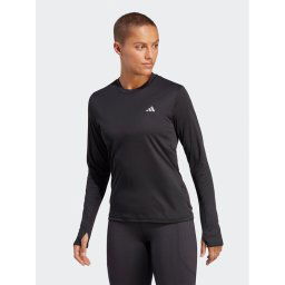 adidas Technikai póló Run It Long-Sleeve Top HZ0113 Fekete Regular Fit