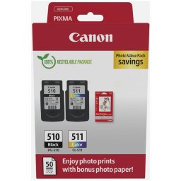 Canon PG-510 (2970B017) - eredeti patron, black + color (fekete + színes)