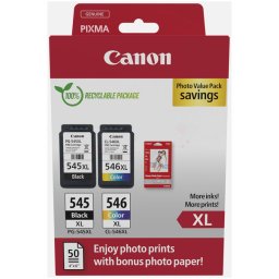 Canon PG-545-XL/CL546XL (8286B012) - eredeti patron, black + color (fekete + színes)