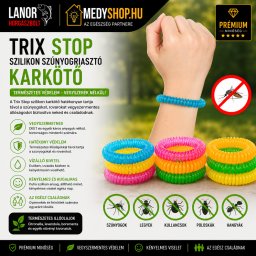 Trix Stop szilikon szúnyogriasztó karkötő