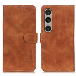KHAZNEH RETRO Flip tok Sony Xperia 1 VI barna