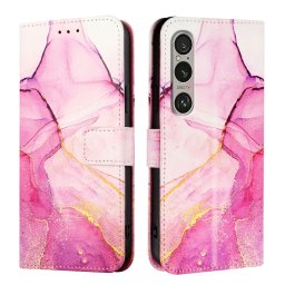 ART MARBLE Pénztárcahuzat Sony Xperia 1 VI készülékhez PINK