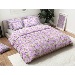 Pamut ágynemű LAVENDER lila szállodai zseb Ágyneműhuzat mérete: 70 x 90 cm | 140 x 200 cm