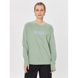 Boss Pulóver C_Ella 50468357 Zöld Relaxed Fit