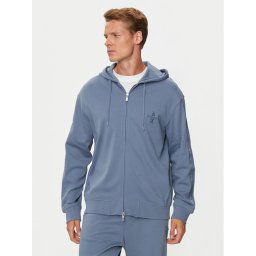 Armani Exchange Pulóver 6DZMLC ZJNNZ 15DU Kék Regular Fit