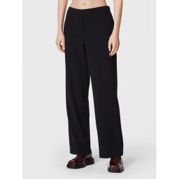 Moss Copenhagen Szövet nadrág Chana 16556 Fekete Straight Fit