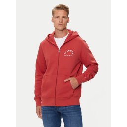Tommy Hilfiger Pulóver Roundall MW0MW35571 Piros Regular Fit