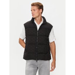 Armani Exchange Mellény 6DZQL1 ZN5GZ 1200 Fekete Regular Fit