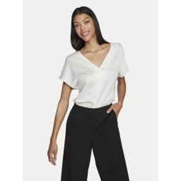 Vila Blúz Elliette 14089239 Fehér Regular Fit