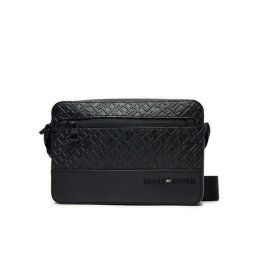 Tommy Hilfiger Válltáska Monogram Ew Reporter AM0AM12676 Fekete