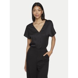 Vila Blúz Elliette 14089239 Fekete Regular Fit