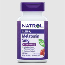 Natrol Melatonin gyors felszívódású, epres 5 mg, 90 db