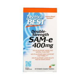 Doctor s Best SAM-e, dupla dózisú SAMe, 400 mg, 60 db