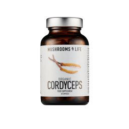 Cordyceps gomba bio, 60 db Mushrooms4life