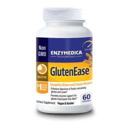 Enzymedica GlutenEase, glutén és kazein emésztő enzim, 60 db
