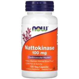 NOW Foods Nattokináz, Nattokinase enzim 100 mg, 120 db