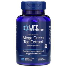 Life Extension Mega zöld tea kivonat, koffeinmentes, 100 db