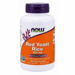 NOW Foods Vörös rizs élesztő, 600 mg, 120 db