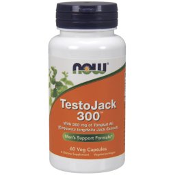 NOW Foods TestoJack, Tongkat Ali, 300 mg, 60 db