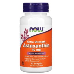 NOW Foods Asztaxantin, 10 mg, 60 db