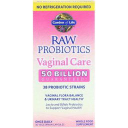 Garden of Life Probiotikum , hüvely védelme, RAW Probiotics Vaginal Care, 30 db