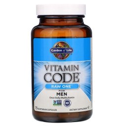 Garden of Life, Vitamin Code, RAW One, Once Daily Multivitamin férfiaknak, 75 db