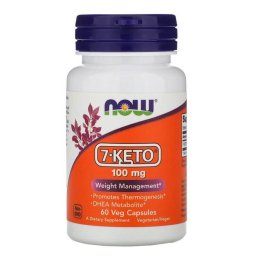 NOW Foods 7-KETO, 100 mg, 60 db