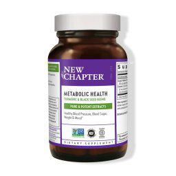 New Chapter Metabolic Health Kurkuma és feketeköménymag keverék 30 db