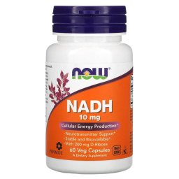 NOW Foods NADH, 10 mg, 60 db