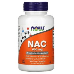 NOW Foods NAC, 600 mg, 100 db